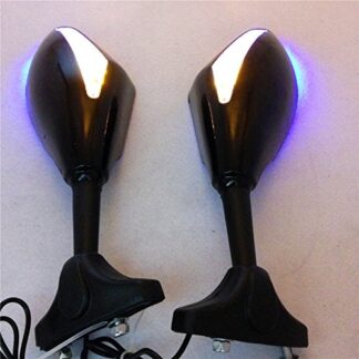 Htt Bleu LED intégré Turn Signal Miroir pour Triumph Daytona 600 650 Tt600 NEUF