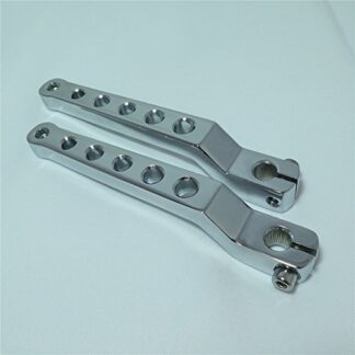 Htt Chrome Silver Circle Cut Talon/TOE Levier pour Harley 1986-later FL Softail/1988-later Touring/2008-later Trike