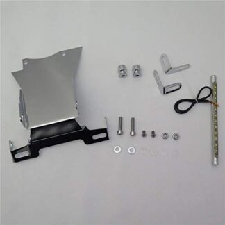 Htt Fender Eliminator Tidy Queue W/lumière LED Logo "FZ6" pour 2006 2007 2008 Yamaha FZ6 Fazer 2007–2008 Chrome