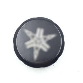 Htt Moto Bouchon Réservoir de liquide Noir Coque "*" gravé pour 2001–2002 Yamaha Yzf-r6/2006–2008 Yamaha Yzf-r6/2000–2003 Yamaha Yzf-r1 (pour Yamaha avec 35 mm de diamètre intérieur rond Réservoir)