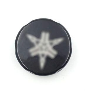 Htt Moto Bouchon Réservoir de liquide Noir Coque "*" gravé pour Yamaha Fzr600/Yzf600r/FZ6/R6/R6s/FZ1/R1 (Note : installer avec Stock Joint torique)