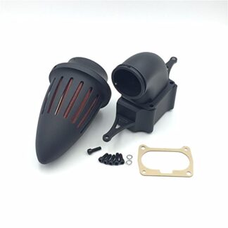 Htt Moto Noir mat Bullet Air Cleaner Kits pour 2002–2010 Yamaha Roadstar Midnight Warrior