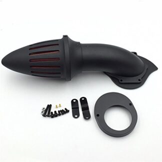 Htt Moto Noir mat Bullet filtre d'entrée d'air Kits de nettoyage pour Yamaha Vstar V-Star 650 toute l'année 1986–2012