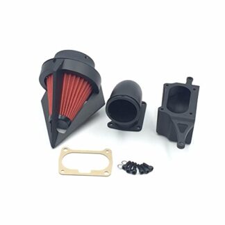Htt Moto Noir mat Triangle Spike Air Cleaner Kits pour 2002–2010 Yamaha Roadstar Midnight Warrior