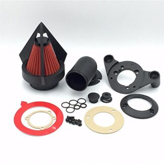 Htt Moto Noir mat Triangle Spike Air Cleaner Kits pour Harley Dyna Touring modèles