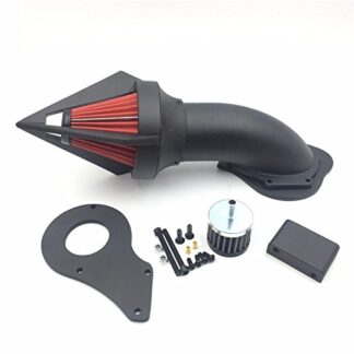 Htt Moto Noir mat Triangle Spike Kits de Air Cleaner filtre pour Honda Shadow 600 Vlx600 1999–2012