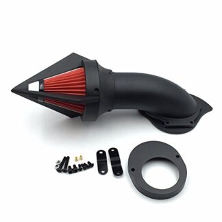 Htt Moto Noir mat Triangle filtre d'entrée d'air Kits de nettoyage pour Yamaha Vstar V-Star 650 toute l'année 1986–2012
