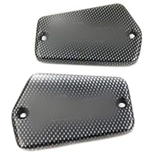 Htt Moto en fibre de carbone billet en aluminium Bouchon de réservoir de liquide Cover "vMax" gravé pour 1985–2007 Yamaha V-Max