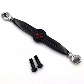 Htt- Noir W/noir Tête de mort court Gear Shift Linkage pour Harley 2004-later modèles XL équipé avec commandes Standard Forward (Sportster 1200 Custom Xl1200 C/1200 Low Xl1200l/1200 Nightster Xl1200 N)