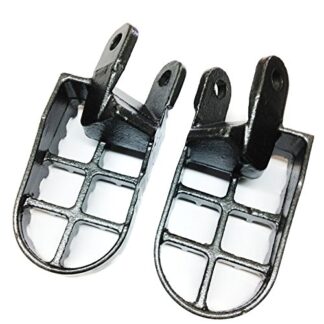 Htt Noir mat Motocross MX Piquets de pied pour 1997–2007 Kawasaki Klx300r 1993–1995 Klx650