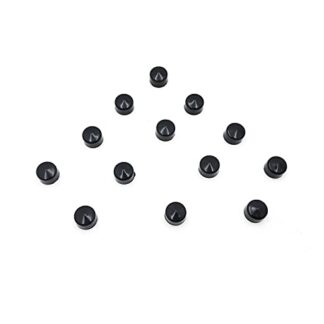 Httmt- 13 pcs Décoration pour capuchon Écrou pour Harley Softail et Dyna Primaire Coque kit Twin Cam Noir