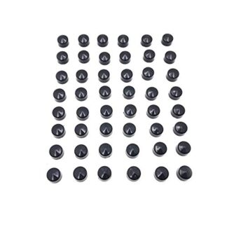 Httmt- 48 pièces Noir caches Coque kit pour 84–03 Harley Sportster Lot de moteur et Misc Boulon