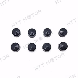 Httmt- 8 pcs Noir capuchon Robe pour coupe 99–06 Harley Touring Push Rod Taquet Boulon de bloc
