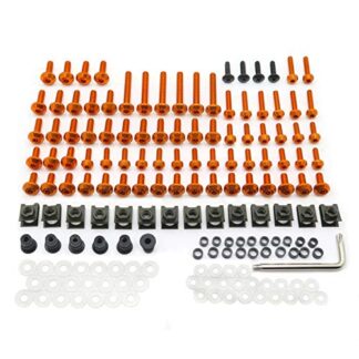 Httmt- Gloden Moto Sportbike kit complet de boulons de Carénage Clips de fermeture à vis Écrous