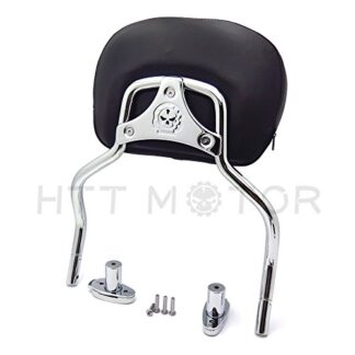 Httmt amovible Sissy Bar Pad w/Dossier pour 2015–2017 Harley Flrt Porte queues mural 2016