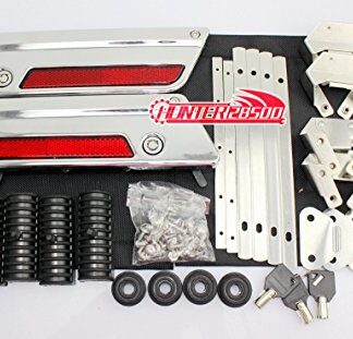Hunter bike Hard Bags Saddlebag Latch Hardware Hinges Kit for Harley DavidsonTouring Models by Hunter-Bike