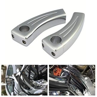 INNOGLOW Motorcycle Handlebar Risers Custom 1 Inch Bars Grips Billet 4.5" Pullback for YAMAHA V-Star Road Star KAWASAKI SUZUKI HARLEY DAVIDSON CRUISERS CHOPPERS