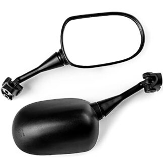 Krator Black Replacement Motorcycle Mirrors Left & Right Compatible with 2001-2002 Honda CBR 600 F4 F4i
