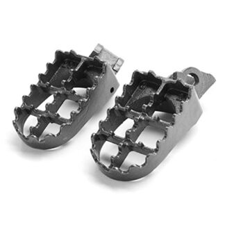 Krator FP023 Black Rest (Kawasaki/Suzuki Motocross MX Foot Pegs - KX65, KX80, KX85, KX100, RM100 and More! (1998-2012) Dirtbike Stomper Footpegs),