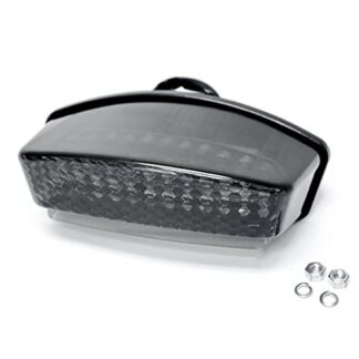 Krator ITL038 Brake Light (Ducati Monster Smoke Lens Led Tail Turn Signals - Dark Ie S Capirex)