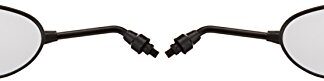 Krator SF-MP004 Black Mirror (Motorcycle S Rearview Bike for Honda Kawasaki Suzuki Yamaha)