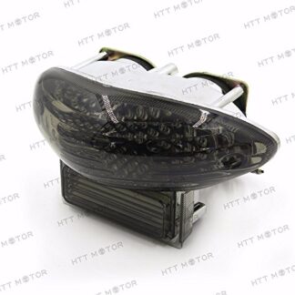 LED Integrated Signal Stop Brake Tail Light with Smoke Len for 1999-2007 Suzuki Gsxr 1300 Hayabusa 2003-2006 Katana 600 750