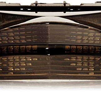 LED TailLights Brake Tail Lights with Integrated Turn Signals Indicators Compatible with 2001-2003 Honda CBR 600 F4i Smoke Motorcycle