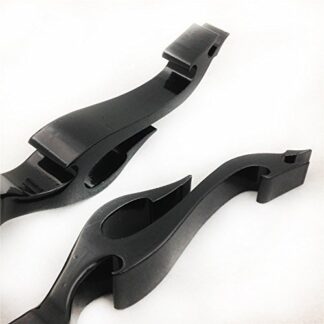 Levier de flamme noire Harley Flstc Heritage Fxdwg Dyna Wide Glide Fxdb Street Bob