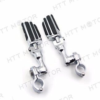 Lightning Short Angle Adjustable FootPeg 1" 25mm For Triumph Rocket Chrome
