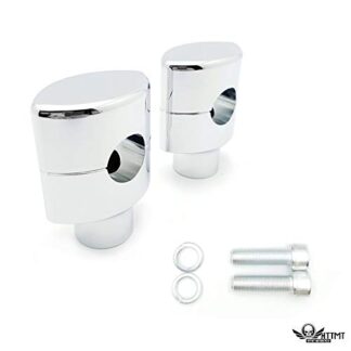 MT-TGHD-HBS019-CD XHT(BC) 2" tall 25mm Mount Springer Front End Handlebar Riser For Harley Bobber Chopper DNA Paughco