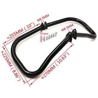 MT-TGHD-ISG001-BK XHT(BC) Black Rear Highway Saddlebag Guard Bar For Indian Chief Vintage Dark Horse 14-Up
