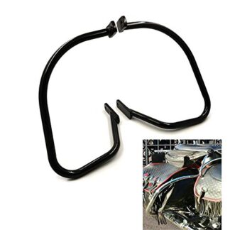 MT-TGHD-SG07-BK XHT(BC) Saddlebag Guard Rail Crash Bar FOR Harley Softail Heritage Springer FLSTS 97-99