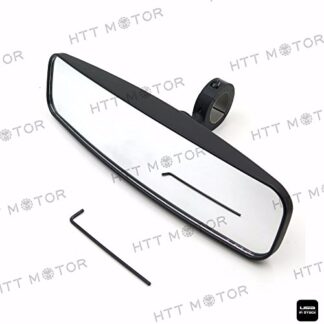 MT-UTV-002-BK XHT(BC) 1.75" Rear View High Impact Mirror for UTV POLARIS RZR XP 1000 900 800 570 RZR 4