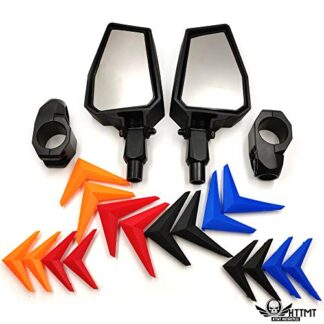 MT-UTV-019-BK XHT(BC) UTV Side Adjustable Mirror Set for 1.75" Polaris RZR XP900 XP1000 XP 1000