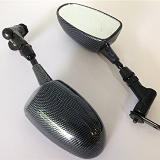 MT091-CN XHT(BC) Mini Mirrors For Cbr 600Rr Kawasaki Ninja 636 Zx6R Yamaha Yzf R6 R1 Carbon