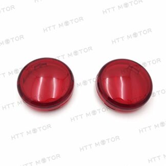 MT293-002-COVER-Red XHT(BC) Turn Signal Lens Cover Top Clear Red For 00-13 Harley Softail Dyna Glide Sportster