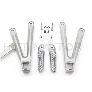 MT390-011-SR XHT(BC) Silver Rear Passenger Footrest Foot pegs Brackets For CBR600RR 2005-2006