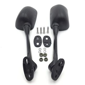 MT416-BK XHT(BC) Black Rear View Left Right High-impact PP shell Mirrors For 2010 2011 2012 CBR250/ 2003-2012 CB 1300S