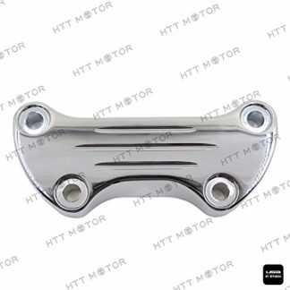 MT446-001C-CD XHT(BC) Smooth Goorve Handlebar Clamp For Harley 74-06 XL FX FXR FX Dyna FX Softail Chrome