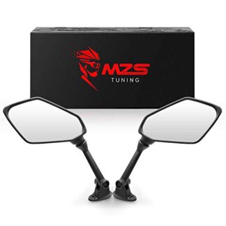 MZS Rear View Mirrors for Kawasaki Ninja ZX6R ZX-6R ZX600P ZX600R 2009-2012 Black