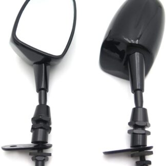 Mini Racing Miroir pour Yamaha YZF R6 Yzf-r6 2006–2008 Yzfr1 R1 2002–2008 Noir