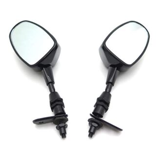 Mini Racing Mirror Kawasaki Ninja 500 Zzr600 636 Zx6Rr Zx750 Zx7R Zx9R Black