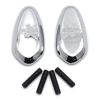 Mirror Block Off Base Plates For 2000-2008 Yamaha R1 Yzf-R1 Yzfr1 Chromed"" Engraved