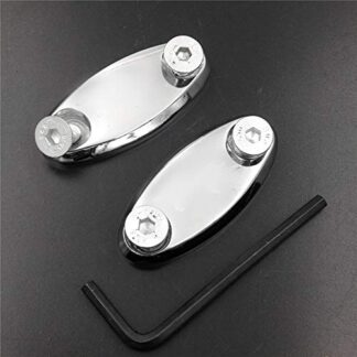 Mirror Block Off Base Plates For Honda Cbr 600 F4 F4I 900 Rr 929 954 1000Rr Chrome