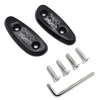 Mirror Block Off Base Plates For Suzuki Gsxr 600 750 1000 Gsx-R 2001-2004 Black