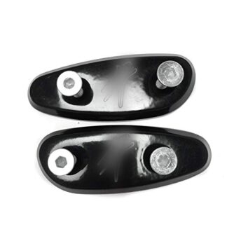 Mirror Block Off Base Plates For Suzuki Gsxr 600 750 1000 Gsx-R 2001-2004 Black