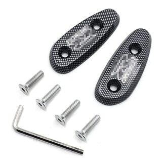 Mirror Block Off Base Plates For Suzuki Gsxr 600 750 1000 Gsx-R 2001-2004 Carbon