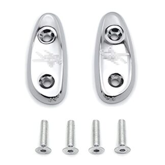 Mirror Block Off Base Plates For Suzuki Gsxr 600 750 1000 Gsx-R 2001-2004 Chrome