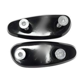 Mirror Block Off base Plates for Suzuki GSXR 600 750 1000 GSX-R 2001-2004 Black
