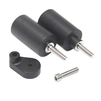 MonkeyJack Frame Slider Motorcycle Frame Slider No Fairing Cut Crash Protectors Fit For Yamaha YZF R6 2008 2009 2010 2011 2012 2013 2014 - Black